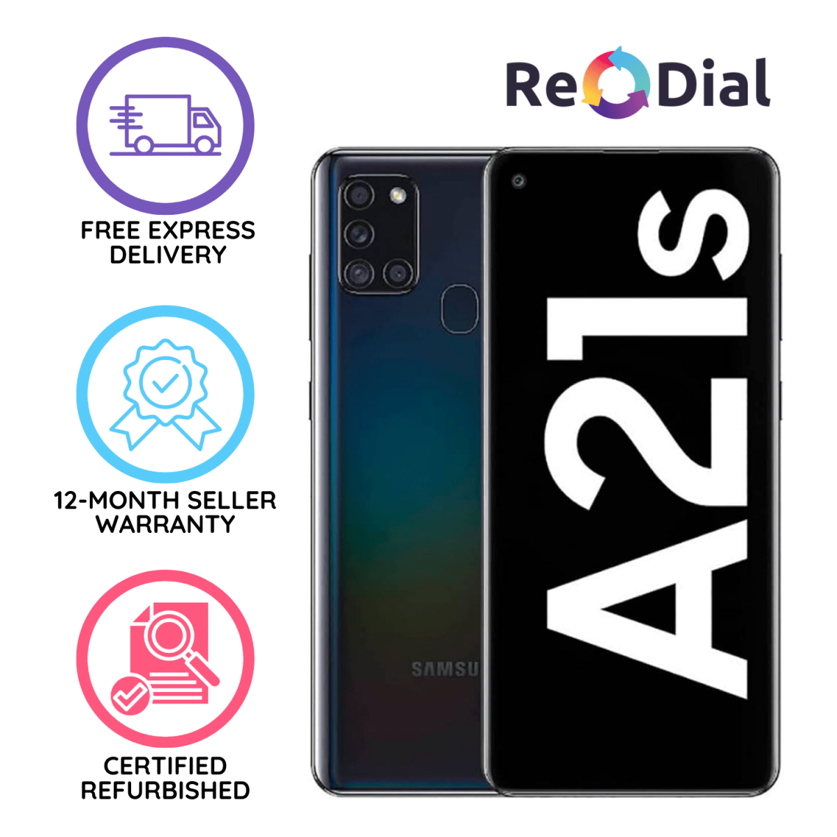 Samsung Galaxy A21s - Good Condition - ReDial Samsung Galaxy A21s - Good Condition - ReDial